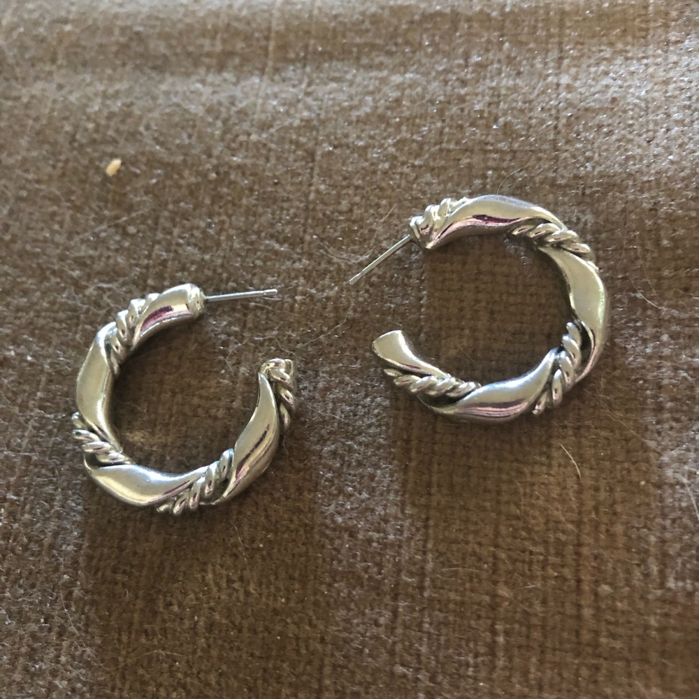 Classic Spiral Loop Earrings- 850 $15 or $12 w/offer